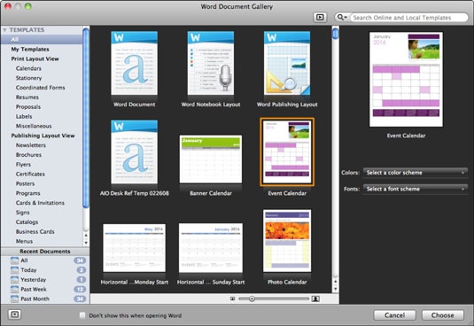 What is a Template in a Word Processor?